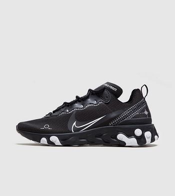 Botasky Nike React Element 55 SE React Element 55 SE - Panske Topanky Čierne | QWZ-981420